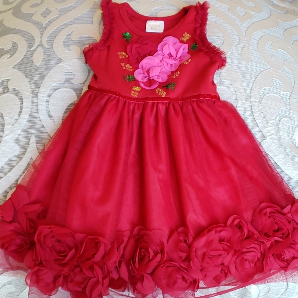 💞Haute Baby Embellished Holiday Dress💞